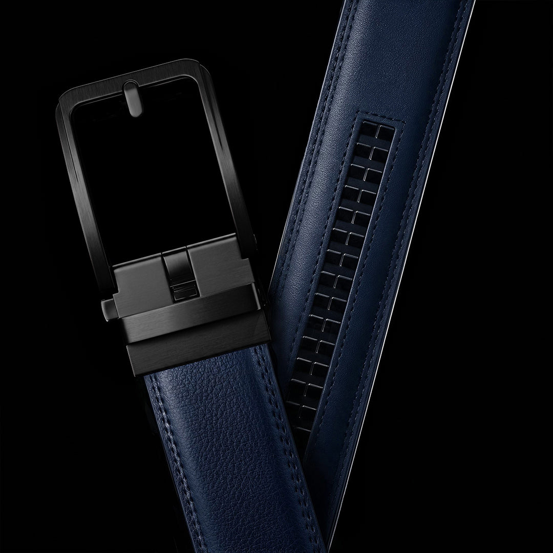 THE CLASSIC BELT - BLAUW