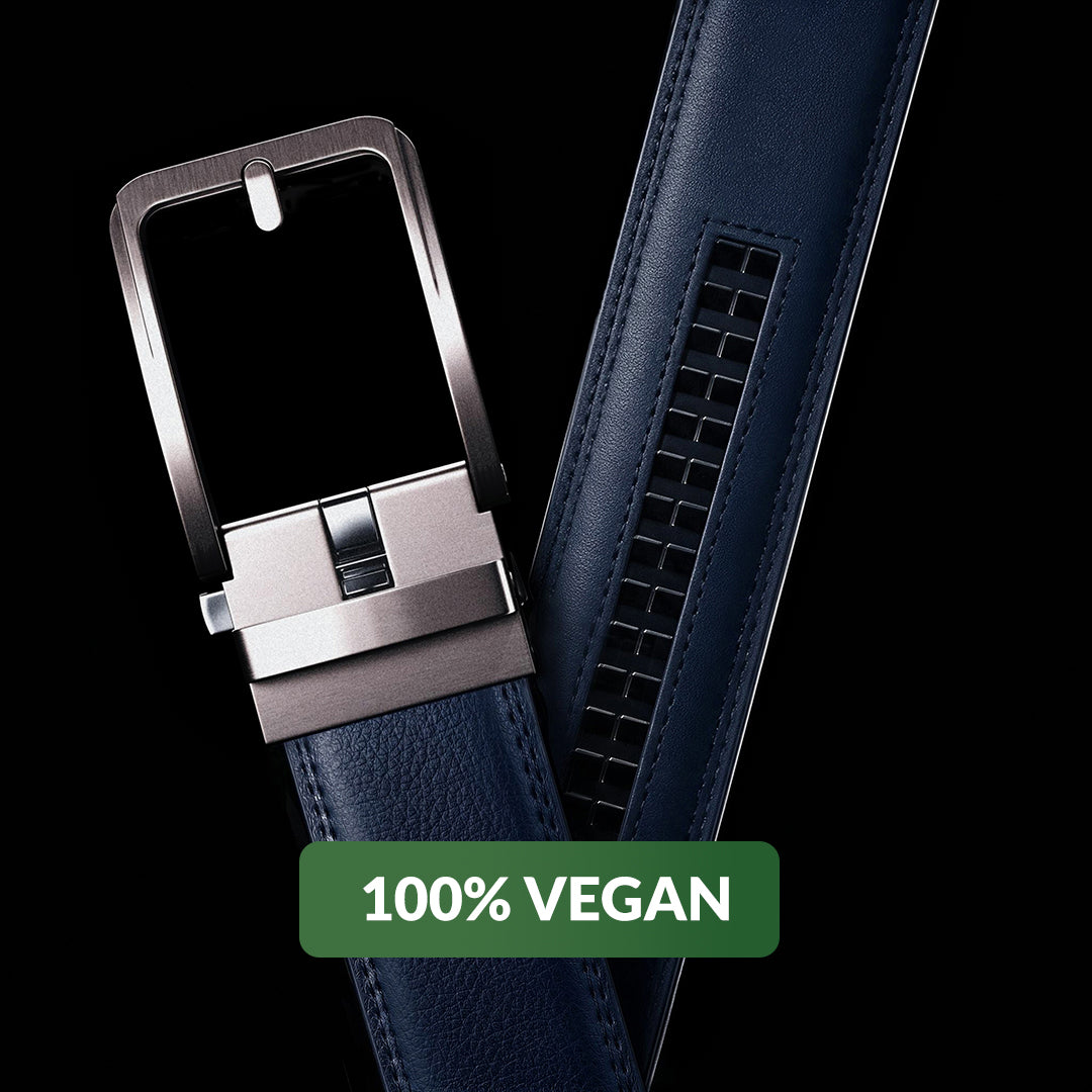 THE VEGAN BELT - BLAUW